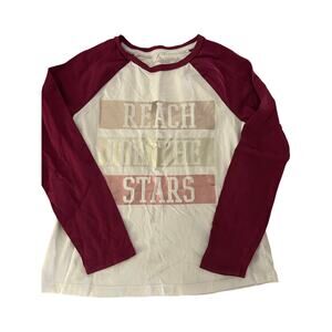 Lands end reach for the stars raglan size 7/8